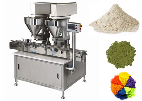 Automatikus 2 fej por töltőgép