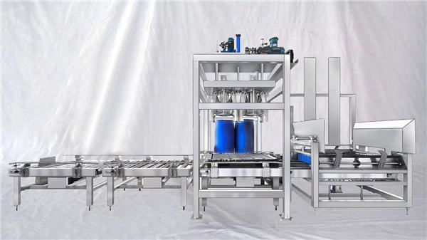 Testreszabható ESDF sorozatú 100-1000L kapacitású nagy dob automatikus töltőgép